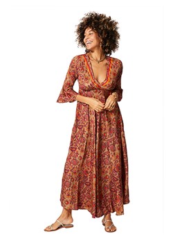 Aller Simplement Sukienka w kolorze karmelowo-czerwonym ze sklepu Limango Polska w kategorii Sukienki - zdjęcie 189381056