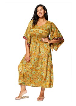 Aller Simplement Sukienka w kolorze pomarańczowo-zielonym ze sklepu Limango Polska w kategorii Sukienki - zdjęcie 189381096