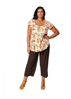 Aller Simplement Koszulka w kolorze biało-pomarańczowym ze sklepu Limango Polska w kategorii Bluzki damskie - zdjęcie 189381499