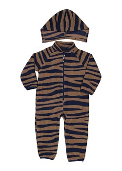 GEGGAMOJA Kombiezon polarowy w kolorze jasnobrązowo-granatowym ze sklepu Limango Polska w kategorii Kombinezony i kurtki - zdjęcie 189381575