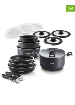 Brandt 16-częściowy zestaw w kolorze czarnym ze sklepu Limango Polska w kategorii Garnki - zdjęcie 189381828
