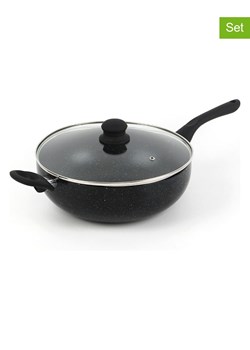 Brandt 2-częściowy zestaw w kolorze czarnym - Ø 28 cm ze sklepu Limango Polska w kategorii Garnki - zdjęcie 189381918