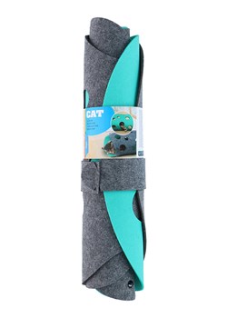 Edco Tunel w kolorze turkusowo-szarym dla kota - dł. 91 cm ze sklepu Limango Polska w kategorii Dla zwierząt - zdjęcie 189382656