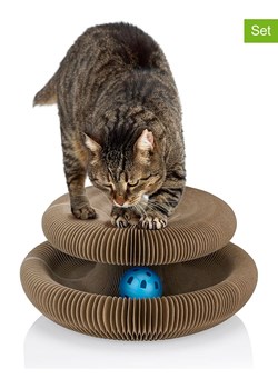 Edco Drapaki (3 szt.) w kolorze jasnobrązowym dla kota - szer. 23 cm ze sklepu Limango Polska w kategorii Dla zwierząt - zdjęcie 189382808