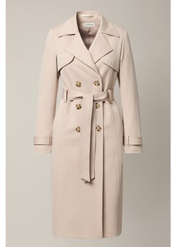 Trencz Beżowy Damski Dwurzędowy z Paskiem Tullia ze sklepu Lancerto S.A. w kategorii Kurtki i płaszcze damskie - zdjęcie 189383286