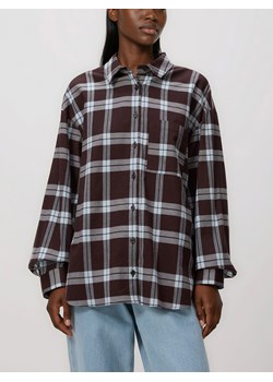 Reserved - Koszula w kratę - ciemnobrązowy ze sklepu Reserved w kategorii Bluzki damskie - zdjęcie 189383388
