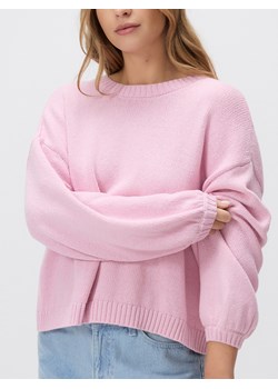 Reserved - Sweter z wiązaniem z tyłu - różowy ze sklepu Reserved w kategorii Swetry damskie - zdjęcie 189383429