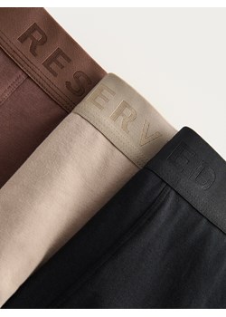 Reserved - 3 pack bokserek Long - beżowy ze sklepu Reserved w kategorii Majtki męskie - zdjęcie 189383465