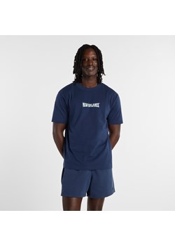 Koszulka męska New Balance MT61B2STNNY – granatowa ze sklepu New Balance Poland w kategorii T-shirty męskie - zdjęcie 189383577