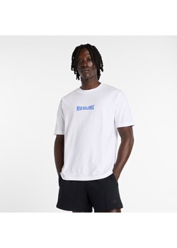 Koszulka męska New Balance MT61B2STWT – biała ze sklepu New Balance Poland w kategorii T-shirty męskie - zdjęcie 189383598