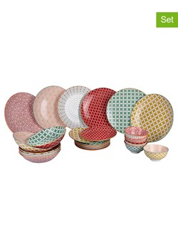 Villa d´Este 24-częściowy zestaw talerzy "Confusion" ze wzorem ze sklepu Limango Polska w kategorii Naczynia - zdjęcie 189384875