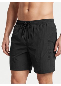 Calvin Klein Swimwear Szorty kąpielowe LV00N61029 Czarny Regular Fit ze sklepu MODIVO w kategorii Kąpielówki - zdjęcie 189387358