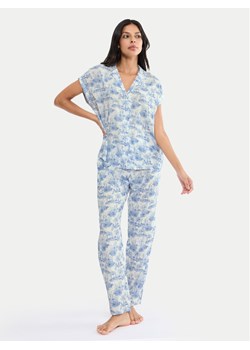 Triumph Piżama Boyfriend 10222611 Niebieski Relaxed Fit ze sklepu MODIVO w kategorii Piżamy damskie - zdjęcie 189387438