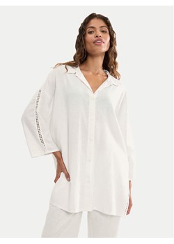 Triumph Koszulka piżamowa Summer Wear 10227228 Biały Regular Fit ze sklepu MODIVO w kategorii Piżamy damskie - zdjęcie 189387447