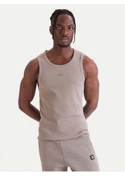 HUGO Tank top Dapota 50563744 Brązowy Slim Fit ze sklepu MODIVO w kategorii T-shirty męskie - zdjęcie 189387508