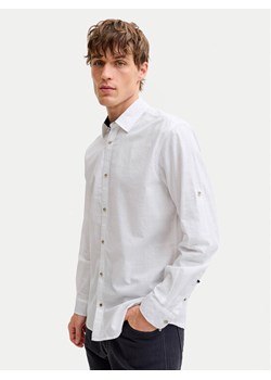 Jack & Jones Koszula Henry 12289197 Biały Regular Fit ze sklepu MODIVO w kategorii Koszule męskie - zdjęcie 189387509