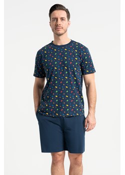 Moraj PDM3600-006 piżama męska z motywem gier navy ze sklepu kontri.pl w kategorii Majtki damskie - zdjęcie 189392058