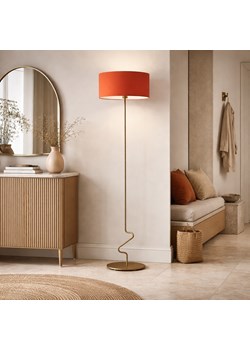 Oryginalna lampa podłogowa LED JERSEY w ceglastym / rdzawym kolorze ze sklepu Lysne w kategorii Lampy podłogowe - zdjęcie 189392336