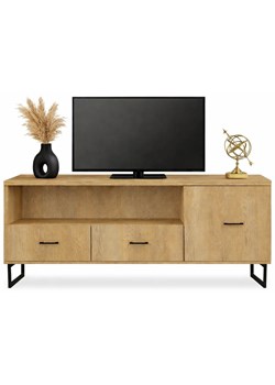 Dębowy stolik RTV P5-E02 ze sklepu Edinos.pl w kategorii Szafki RTV - zdjęcie 189392536