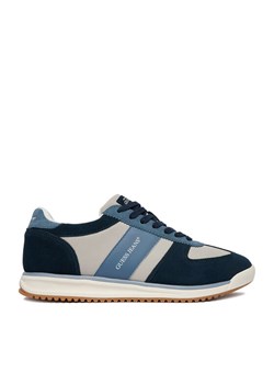 Sneakersy Guess Jeans EO-DELAND-01 WE Niebieski ze sklepu eobuwie.pl w kategorii Buty sportowe męskie - zdjęcie 189392606