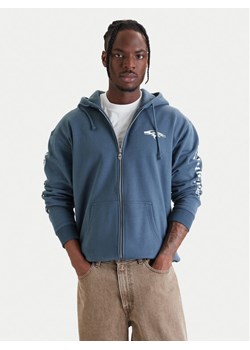 Quiksilver Bluza Old English EQYFT05156 Niebieski Oversize ze sklepu MODIVO w kategorii Bluzy męskie - zdjęcie 189393037