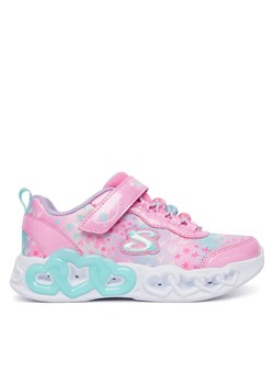 Skechers Sneakersy Infinite Heart Lights 303261L/PKMT Różowy ze sklepu MODIVO w kategorii Buty sportowe dziecięce - zdjęcie 189393039