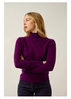 AUTHENTIC CASHMERE Kaszmirowy sweter "Eileen" w kolorze fioletowym ze sklepu Limango Polska w kategorii Swetry damskie - zdjęcie 189393819