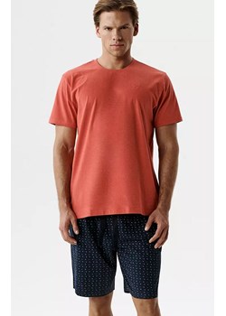 Atlantic bawełniana piżama męska NMP-400-CZE_GRA, Kolor czerwono-granatowy, Rozmiar S, ATLANTIC ze sklepu Intymna w kategorii Piżamy męskie - zdjęcie 189394257