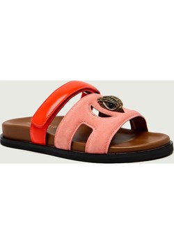 Kurt Geiger Klapki EAGLE | zamsz | z dodatkiem skóry ze sklepu Gomez Fashion Store w kategorii Klapki damskie - zdjęcie 189395237