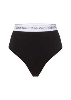 Calvin Klein Stringi Kobiety Bawełna czarny jednolity ze sklepu vangraaf w kategorii Majtki damskie - zdjęcie 189395925