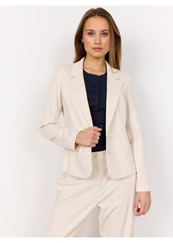 soyaconcept® Panie - Daniela Kobiety Sztuczne włókno beżowy jednolity ze sklepu vangraaf w kategorii Marynarki damskie - zdjęcie 189395939