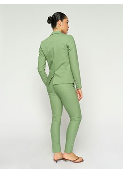 MOS MOSH Spodnie Kobiety Bawełna groszkowy jednolity ze sklepu vangraaf w kategorii Spodnie damskie - zdjęcie 189395947