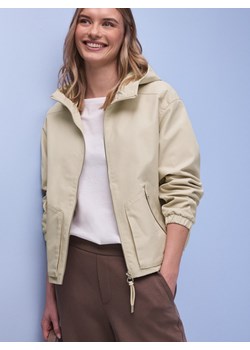 Street One Kurtka damska Kobiety Bawełna beżowy jednolity ze sklepu vangraaf w kategorii Kurtki damskie - zdjęcie 189395949