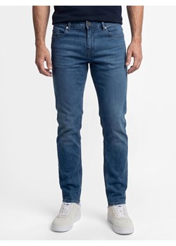 Alberto Spodnie - Pipe Mężczyźni Bawełna denim jednolity ze sklepu vangraaf w kategorii Jeansy damskie - zdjęcie 189395955