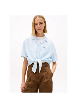 Tommy Jeans Lniana koszula | Cropped Fit ze sklepu Gomez Fashion Store w kategorii Koszule damskie - zdjęcie 189396239