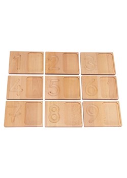 SUNNYSUE 9-częściowy zestaw edukacyjny "Number fields for tracing and laying" - 3+ ze sklepu Limango Polska w kategorii Zabawki - zdjęcie 189399207