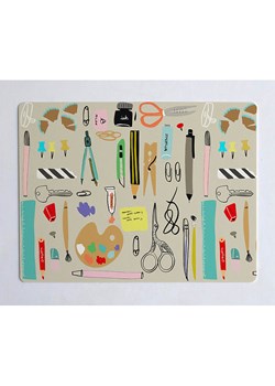 The Wild Hug Podkładka "Desk Tools" ze wzorem na biurko - 55 x 35 cm ze sklepu Limango Polska w kategorii Akcesoria biurowe - zdjęcie 189399746