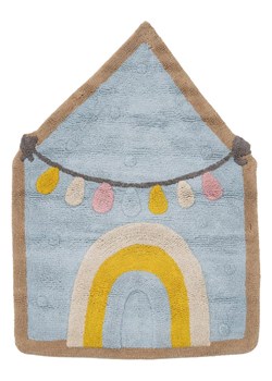 little nice things Dywan w kolorze błękitnym ze wzorem - 74 x 100 cm ze sklepu Limango Polska w kategorii Tekstylia dziecięce - zdjęcie 189399937