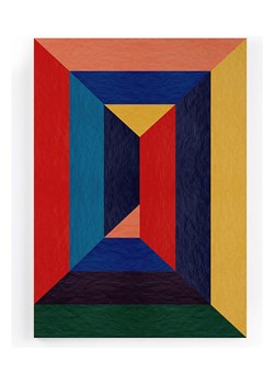 Really Nice Things Druk "Geometric Labyrinth" na płótnie - 40 x 60 cm ze sklepu Limango Polska w kategorii Obrazy - zdjęcie 189399945