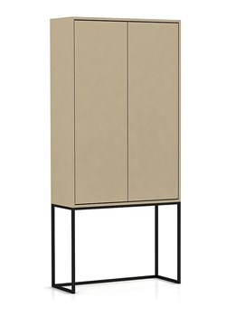 little nice things Wysoka komoda "Lennon" w kolorze beżowym - 75 x 164 x 30 cm ze sklepu Limango Polska w kategorii Szafy - zdjęcie 189400036