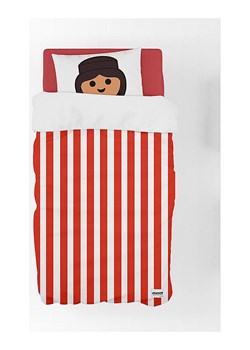 little nice things Komplet pościeli "Playmobil" w kolorze czerwonym - 240 x 150 cm ze sklepu Limango Polska w kategorii Pościel dziecięca - zdjęcie 189400067