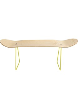 little nice things Ławka "Skate" w kolorze brązowo-żółtym - 79 x 30 x 20 cm ze sklepu Limango Polska w kategorii Meble - zdjęcie 189400146