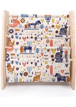 Folkifreckles Regał "Nordic" w kolorze jasnobrązowym ze wzorem - 61 x 70 x 31 cm ze sklepu Limango Polska w kategorii Meble dziecięce - zdjęcie 189400508