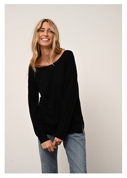 Just Cashmere Kaszmirowy sweter "Abigail" w kolorze czarnym ze sklepu Limango Polska w kategorii Swetry damskie - zdjęcie 189400576
