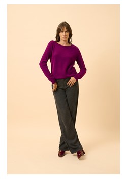 Just Cashmere Kaszmirowy sweter "Abigail" w kolorze fioletowym ze sklepu Limango Polska w kategorii Swetry damskie - zdjęcie 189400589