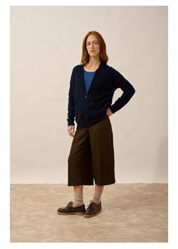 Just Cashmere Kaszmirowy kardigan "Ervie" w kolorze granatowym ze sklepu Limango Polska w kategorii Swetry damskie - zdjęcie 189400816
