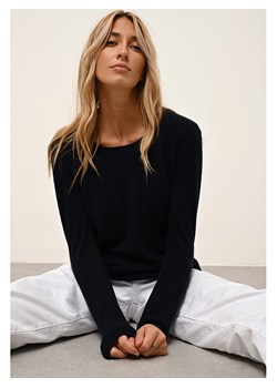 Just Cashmere Kaszmirowy sweter "Fiona" w kolorze granatowym ze sklepu Limango Polska w kategorii Swetry damskie - zdjęcie 189400829