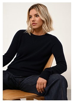 Just Cashmere Kaszmirowy sweter "Helen" w kolorze granatowym ze sklepu Limango Polska w kategorii Swetry damskie - zdjęcie 189400875