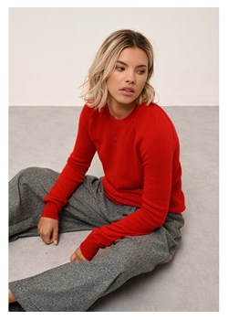 Just Cashmere Kaszmirowy sweter "Helen" w kolorze czerwonym ze sklepu Limango Polska w kategorii Swetry damskie - zdjęcie 189400887