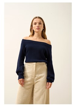 Just Cashmere Kaszmirowy sweter "Kelly" w kolorze granatowym ze sklepu Limango Polska w kategorii Swetry damskie - zdjęcie 189401048